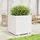 vidaXL Pflanzkübel 70 x 70 x 72,5 cm Weiß