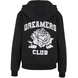 miss tee Mister Tee Hoodie Romantic Dreamers Ladies Fluffy Zip Hoody schwarz XS