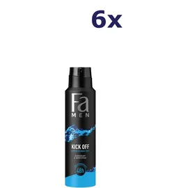 Fa Pflege Men Kick Off Deospray 6 x 150 ml