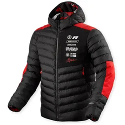 Revit Payload Midlayer Funktionsjacke, schwarz-rot, Größe M für Männer