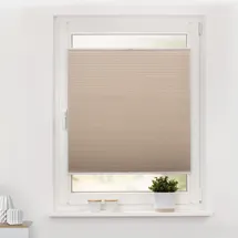 Lichtblick Thermo-Plissee Klemmfix 120 x 130 cm Creme