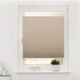 Lichtblick Thermo-Plissee Klemmfix 120 x 130 cm Creme