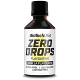 BIOTECH USA Zero Drops Geschmackstropfen, 50 ml Flasche, Vanille