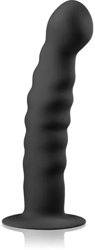 EasyToys Ribbed Dong Analdildo black 14,5 cm
