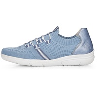 Rieker Damen Sneaker L7462-12 blau Gr. 39