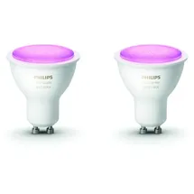 Philips Hue White and Colour Ambiance 62925000 5,7W GU10 2 St.