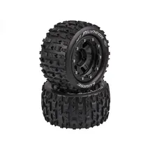 Louise MFT MT-MAXX 2.8 Pioneer 1/10 Soft FELGE SCHWARZ 17MM 1/2Z Offset