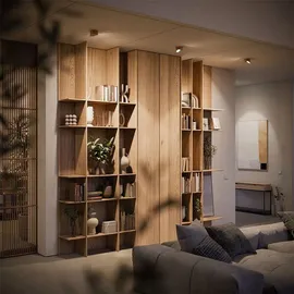 s.luce Santa Neo 3-flg. schwenkbar dimmbar Aluminium/Weiß
