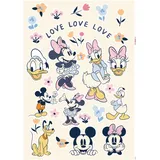 KOMAR Deko-Sticker Love Love Love 50 x 70 cm