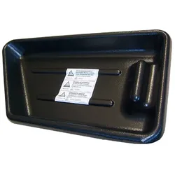 Restwasserauffangwanne, für Öfen mit Verdampfer, Kunststoff, schwarz, empfohlen für EOS Bi-O Öfen