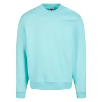 URBAN CLASSICS Fluffy Crewneck Pullover - Blau - 4XL