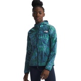 The North Face Higher Run Wind Jacke Steel Blue Trailglyph Spaced Print M