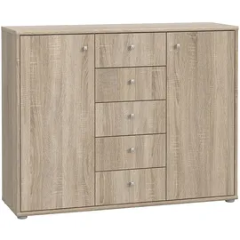 Forte Tempra 2 108,8 x 85,5 x 34,8 cm Sonoma Eiche / Braun