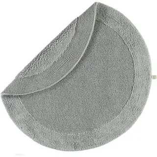 Badteppiche Exquisit kiesel - 85 80 cm rund Grau