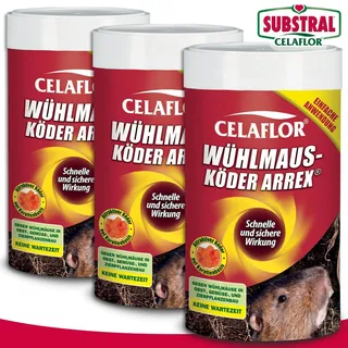 Substral Celaflor 250g Wühlmausköder ARREX Vergrämer Schutz - Mittel