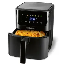 GOURMETmaxx Heißluftfritteuse 6,5 L schwarz