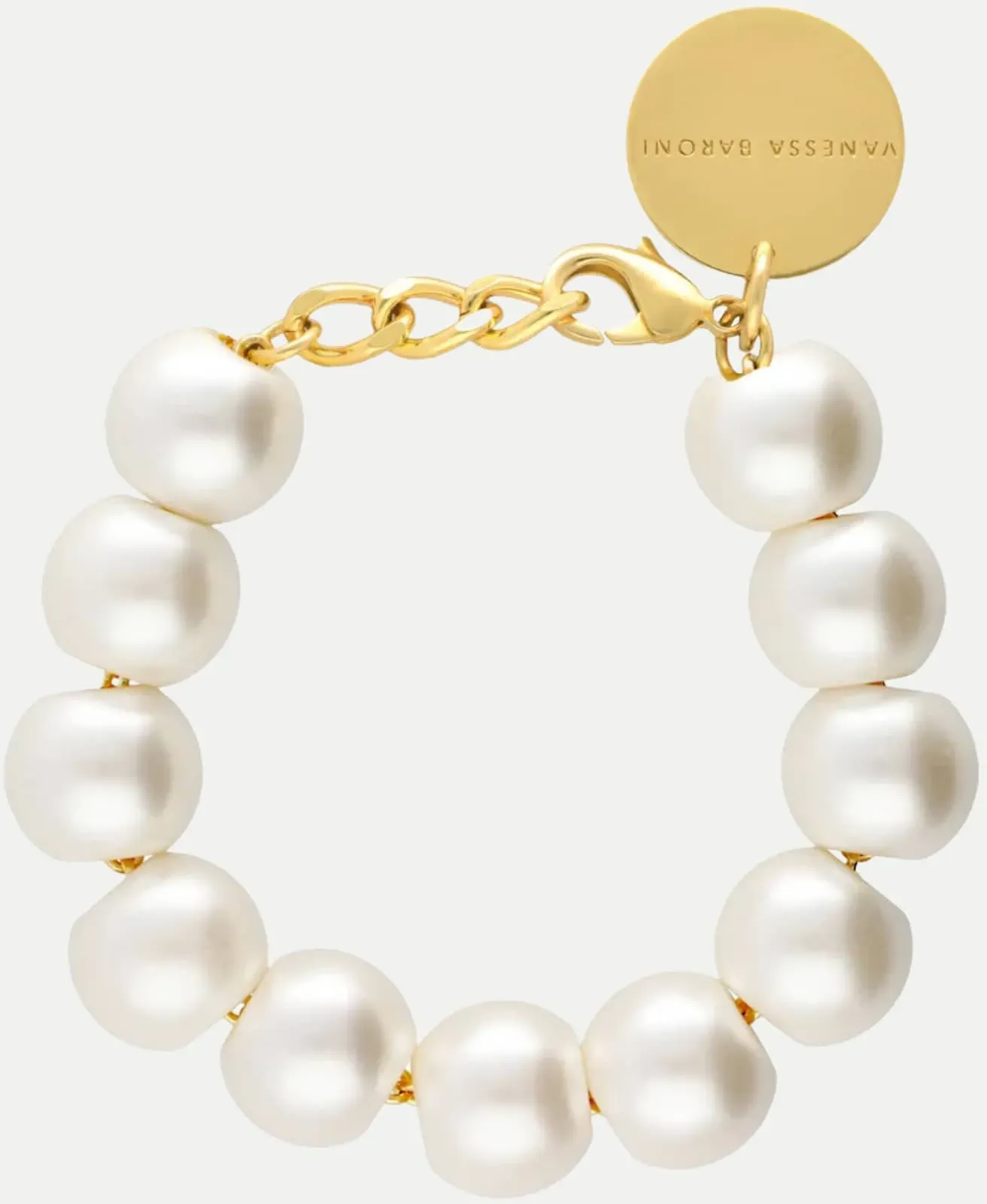 Armband Beads Pearl Weiß