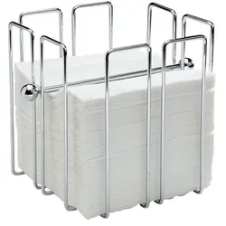 METRO PROFESSIONAL Serviettenhalter, Metall, 19 x 19 x 19 cm, mit Beschwerer