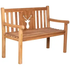 GarWoh Hirsch 120 x 60 x 94 cm Teak