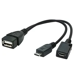Gembird A-OTG-AFBM-04 USB Kabel 0,15 m Micro-USB B USB A Schwarz