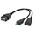 Gembird A-OTG-AFBM-04 USB Kabel 0,15 m Micro-USB B USB A Schwarz