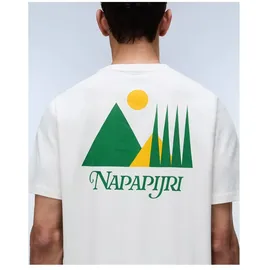Napapijri Yose Kurzarm-t-shirt - White Whisper - XL