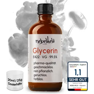 Glycerin | Liquid | Pflanzlich | Lebensmittelquailität | MADE IN GERMANY | VG | 99,5% | 0,5L (0,6 kg)