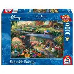 Disney, Alice im Wunderland - 1000 Teile Puzzle (Thomas Kinkade)