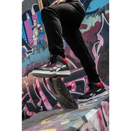 Reebok Work S3 SRC ESD 40 Sicherheits-Sneaker, Schwarz und Rot, schwarz/rot