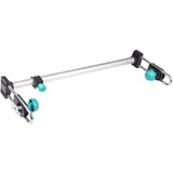 WOLFCRAFT Türfutterstrebe Aluminium 60-100 cm grau/türkis
