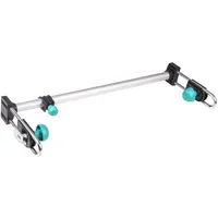 WOLFCRAFT Türfutterstrebe Aluminium 60-100 cm grau/türkis