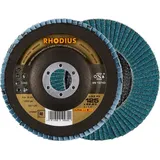 RHODIUS ALPHAline LGZ F3 Fächerschleifscheibe 125 x 22,23 mm K40