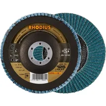 RHODIUS ALPHAline LGZ F3 Fächerschleifscheibe 125 x 22,23 mm K40