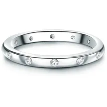 Trilani Ring Sterling Silber Zirkonia in silber | Gr.: 54