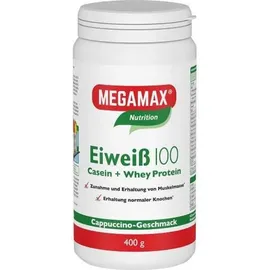 MEGAMAX Eiweiß 100 Cappuccino Pulver 400 g