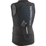 Salomon Flexcell Pro Vest Ski Snowboarden MTN Kinder Rückenschutz, Anpassbarer Schutz, Atmungsaktivität und Einfache Anpassung, Schwarz, JS