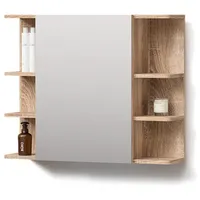 Livinity® Badspiegelschrank, Sonoma, 79.6 x 64 cm