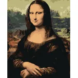 AWC Design Malen nach Zahlen (Monalisa, 30 * 40), malen set, mal nach zahlen für Erwachsene, mal nach zahlen, malen nach zahlen set, malen nach zahlen Anfänger, paint by number,creart