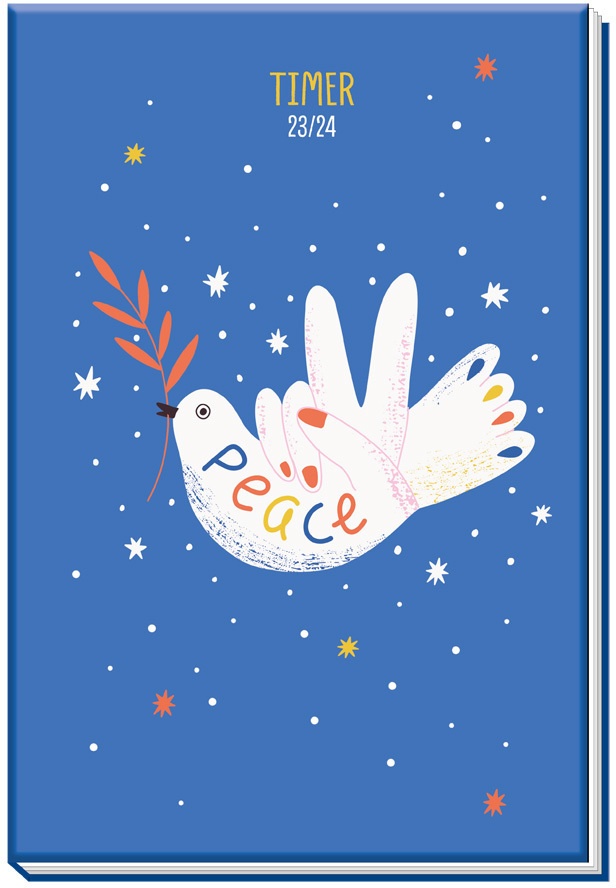 Trötsch Schülerkalender Specials Mit Wattierung Peace 23/24  Kartoniert (TB)