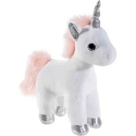 HEUNEC 320970 - EINHORN stehend mit Glitzer, 28 cm