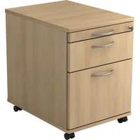 Hammerbacher Eiche Rollcontainer 58 x 50,5 x 60 braun