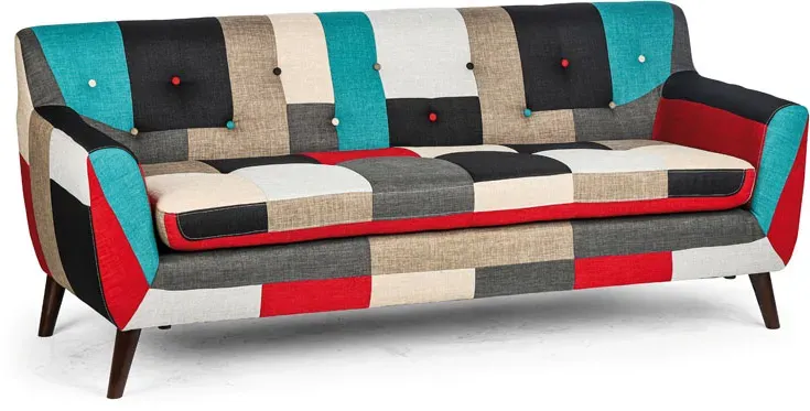 Patchworksofa GRAND, 3 Sitze