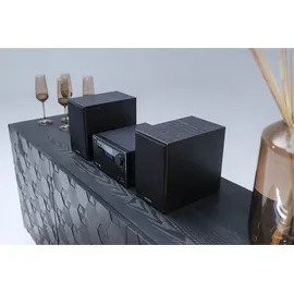 Kenwood M-725DAB-B - Micro HiFi-System mit DAB+, CD, USB, Bluetooth und TFT-Display, Midnight Black