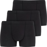 Jockey Cotton Trunk schwarz L 3er Pack