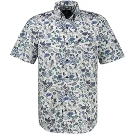 Lerros Kurzarmhemd Floral Broken White L