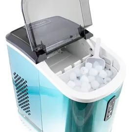mspoint Mulano Eiswürfelmaschine Edelstahl Blau