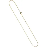 Goldkette JOBO "Venezianerkette 1,5 mm" Gr. 50, gold (gelbgold 585), Halsketten, Damen, 50cm, Gelbgold 585, Goldkette, 14 Karat 585 Gold diamantiert
