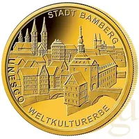 Münzprägestätten Deutschland 1/2 Unze Goldmünze - 100 Euro Bamberg 2004