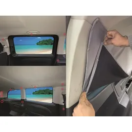 BREMER SITZBEZÜGE Blickdichtes Gardinen-Set für Mercedes Vito V Klasse W447 Blackout