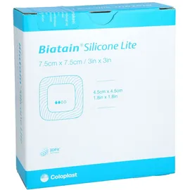 bwb medical gmbh Biatain Silicone Lite Schaumverband 7,5x7,5 cm